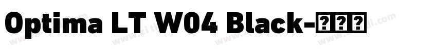 Optima LT W04 Black字体转换 Optima LT W04 Black字体转换